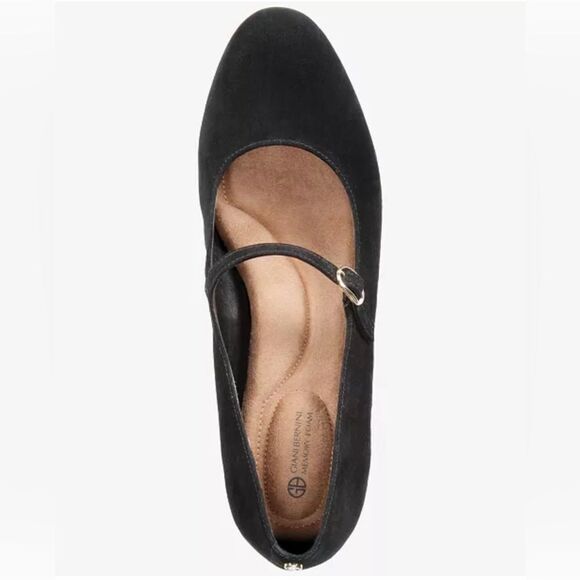 GIANI BERNINI  Black Elegant Black Mary Jane Heels NWOT Size 10 - Picture 6 of 12